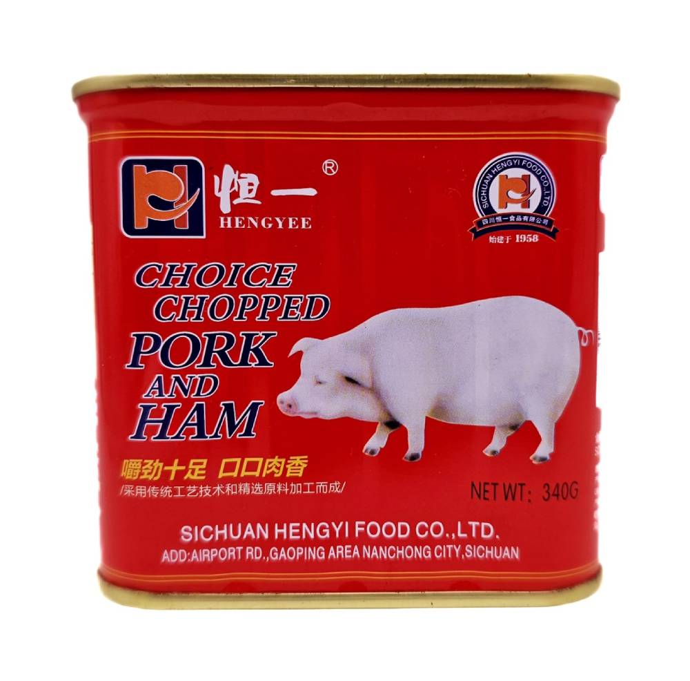 火腿午餐肉|340克|恆一牌|四川品牌
